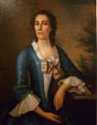 Joseph Badger Portrait of Mrs. Thomas Shippard. Boston. oil painting on canvas